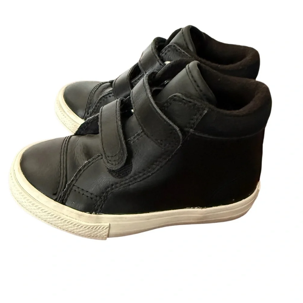 Converse Chuck Taylor All Star 2V Kids Black High-Top Sneakers-Size 7 - Picture 5 of 11